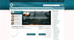 Desktop Screenshot of findapersonalinjuryattorney.com